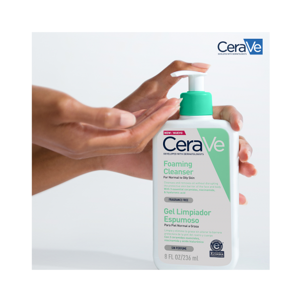 CERAVE Gel Limpiador Espumoso 236ml