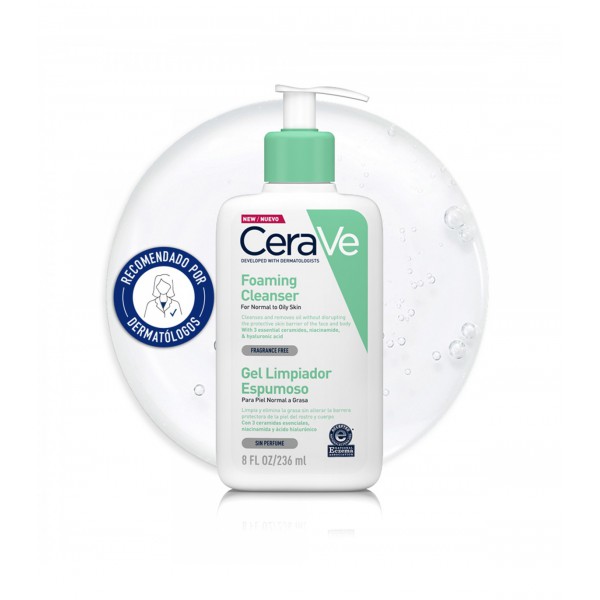 CERAVE Gel Limpiador Espumoso 236ml