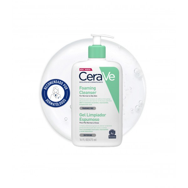 CERAVE Gel Limpiador Espumoso 473ml