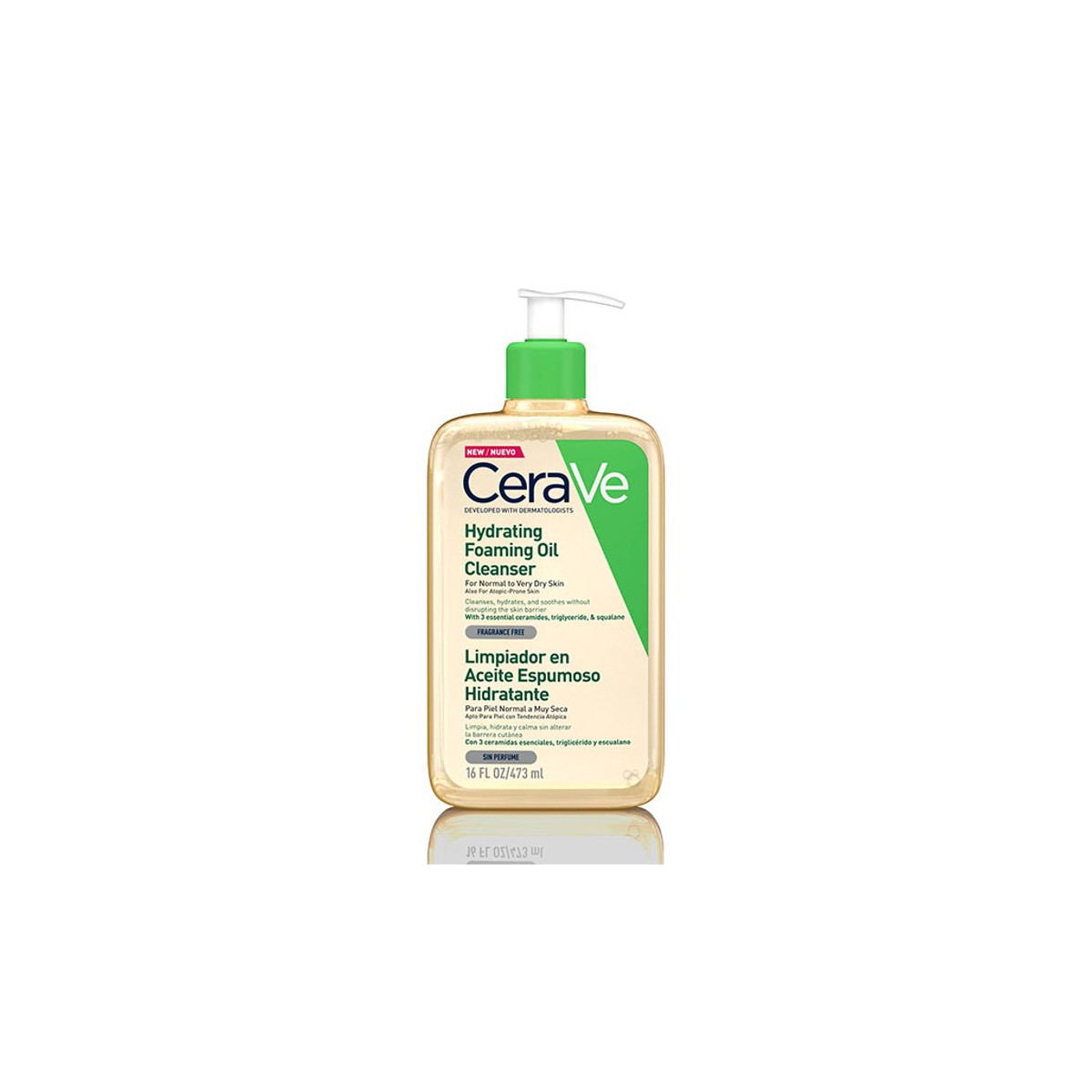 CERAVE Limpiador Aceite Espumoso Hidratante 473ml