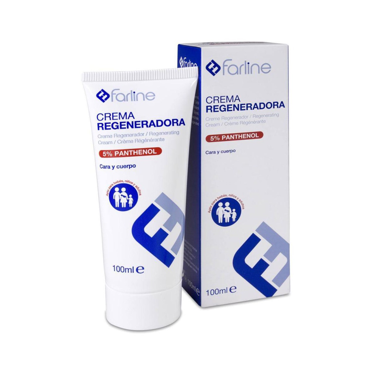 farline crema regeneradora panthenol 100ml