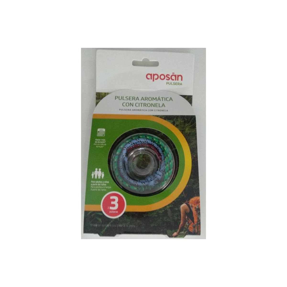 aposan pulsera aromatica citronela 3 u