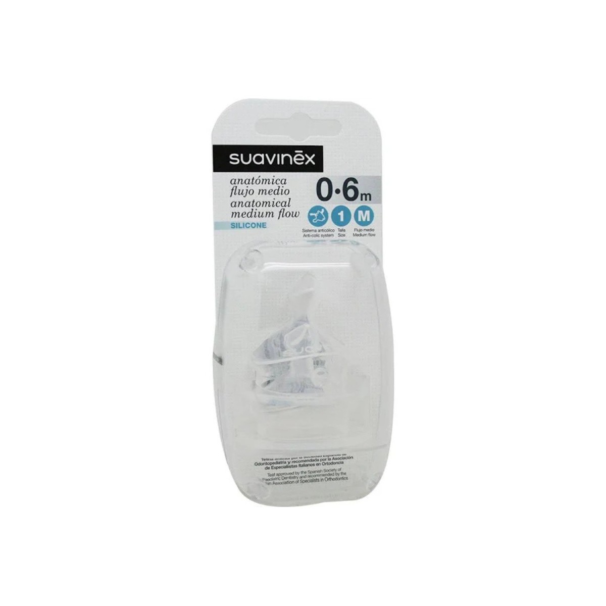 tetina silicona anatomica suavinex t1m 2 u