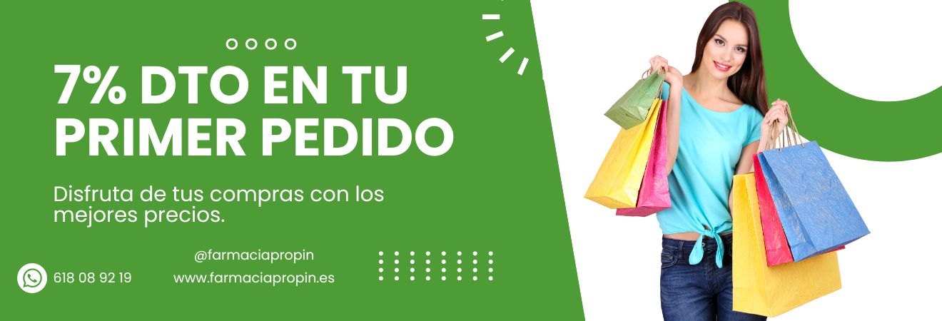 7% de descuento en tu primer pedido